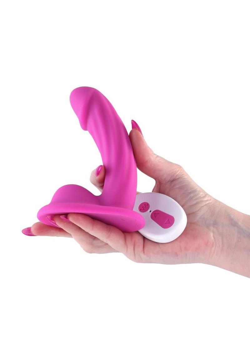 Colours Curve Silicone Vibrating Dildo