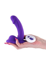 Colours Curve Silicone Vibrating Dildo