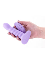 Colours Ribbed Vibrating Dildo