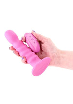 Colours Ribbed Vibrating Dildo