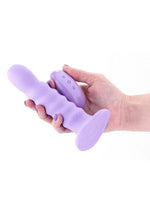 Colours Ribbed Vibrating Dildo