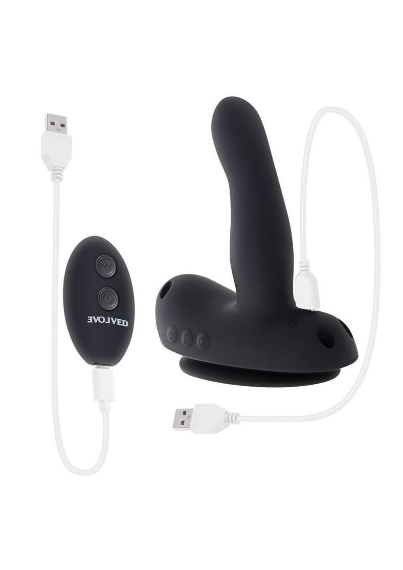 Evolved Come Closer Strap-On Vibrator