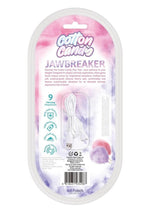 Cotton Candy Jawbreaker Silicone Rabbit Vibrator with Clitoral Stimulator