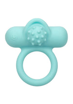 Couple's Enhancers Silicone Rechargeable Nubby Lover's Delight - Teal