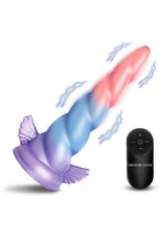 Deluxe Dream Rider Vibrating Unicorn Silicone Dildo
