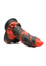 Fire Demon Monster Silicone Dildo With Powerful Intense Toy