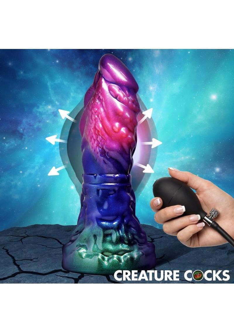 Gorge Inflatable Silicone Dildo