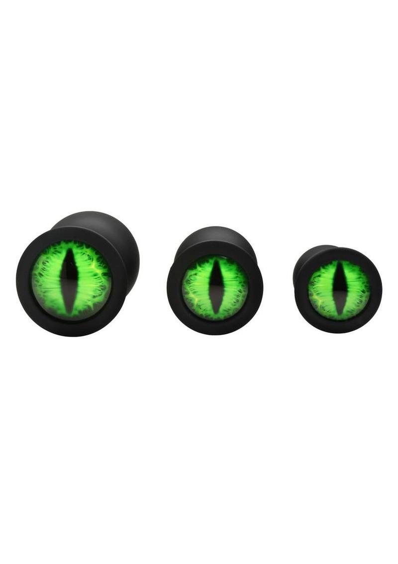 Creature Eyes Silicone Butt Plug Set