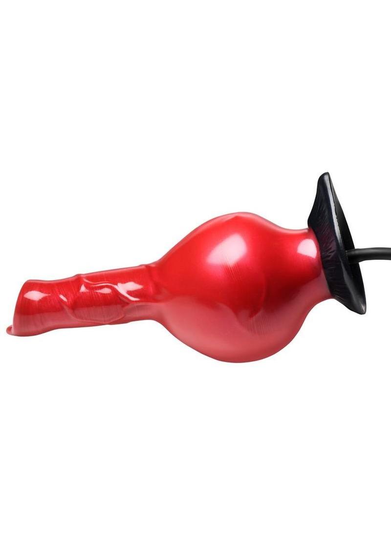 Hell Hound Inflatable Silicone Dildo