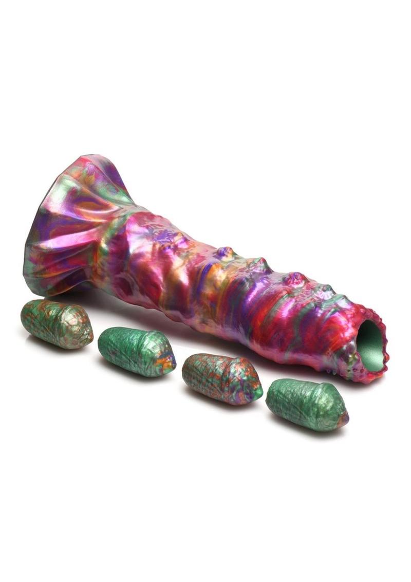 Creature Cocks Larva Ovipositor Dildo with Eggs