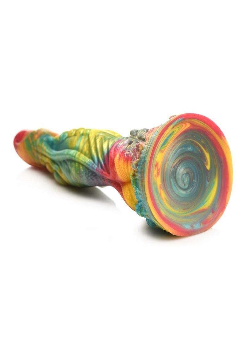 Majestic Merman Silicone Dildo - Vibrant Rainbow Pleasure