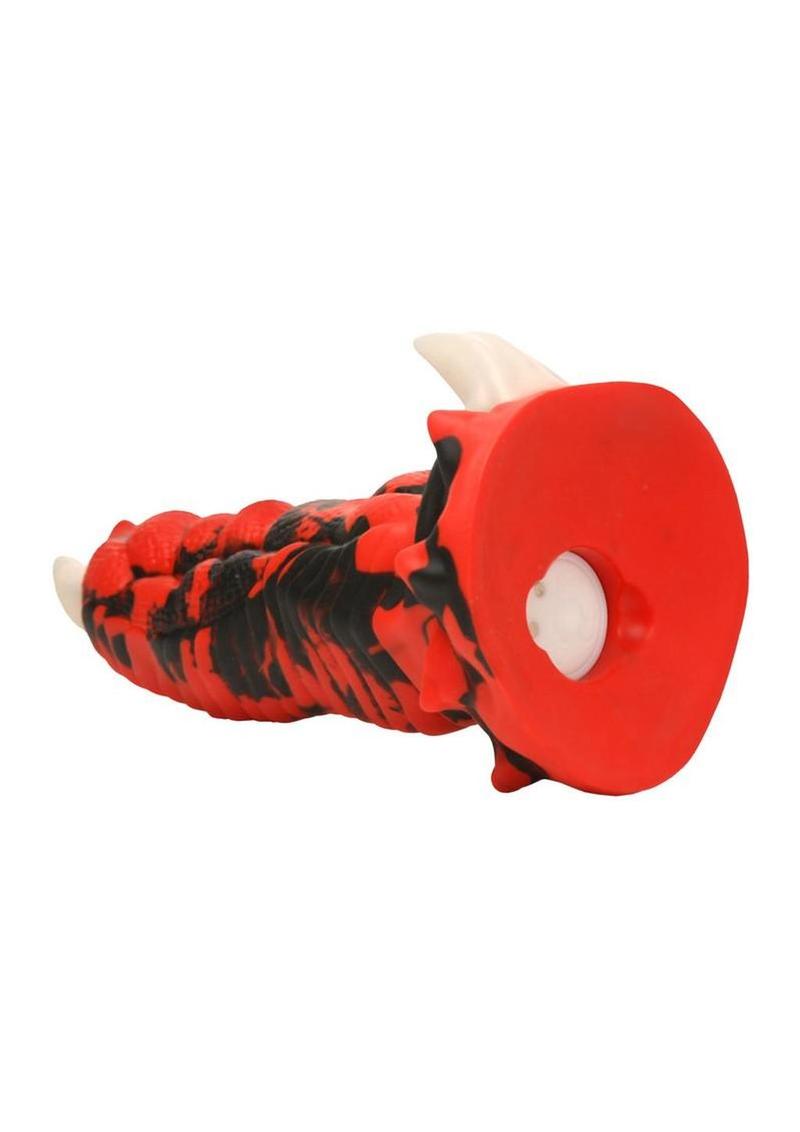 Red Talon Vibrating Silicone Dildo