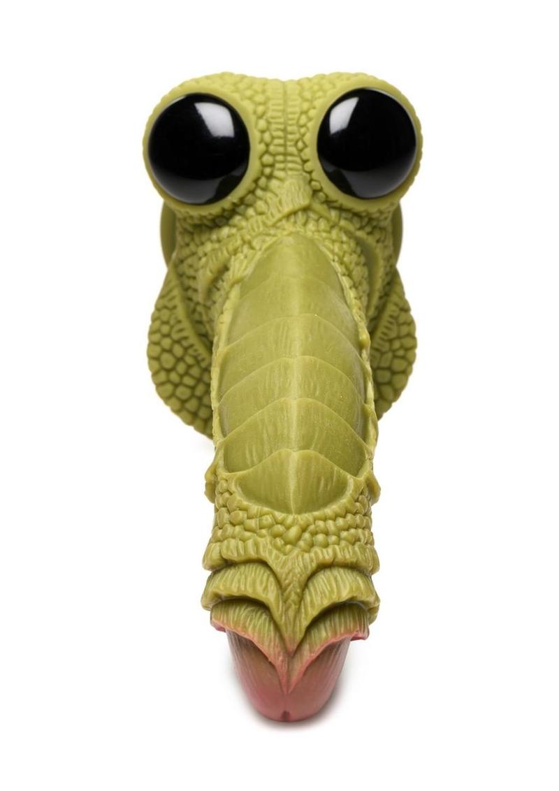 Swamp Monster Green Scaly Silicone Dildo