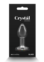 Crystal Desires Gem Glass Anal Plugs