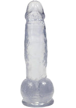 Crystal Jellies Curved Realistic Dildos