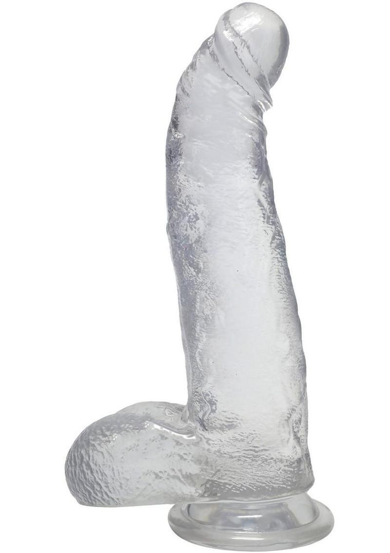 Crystal Jellies Curved Realistic Dildos
