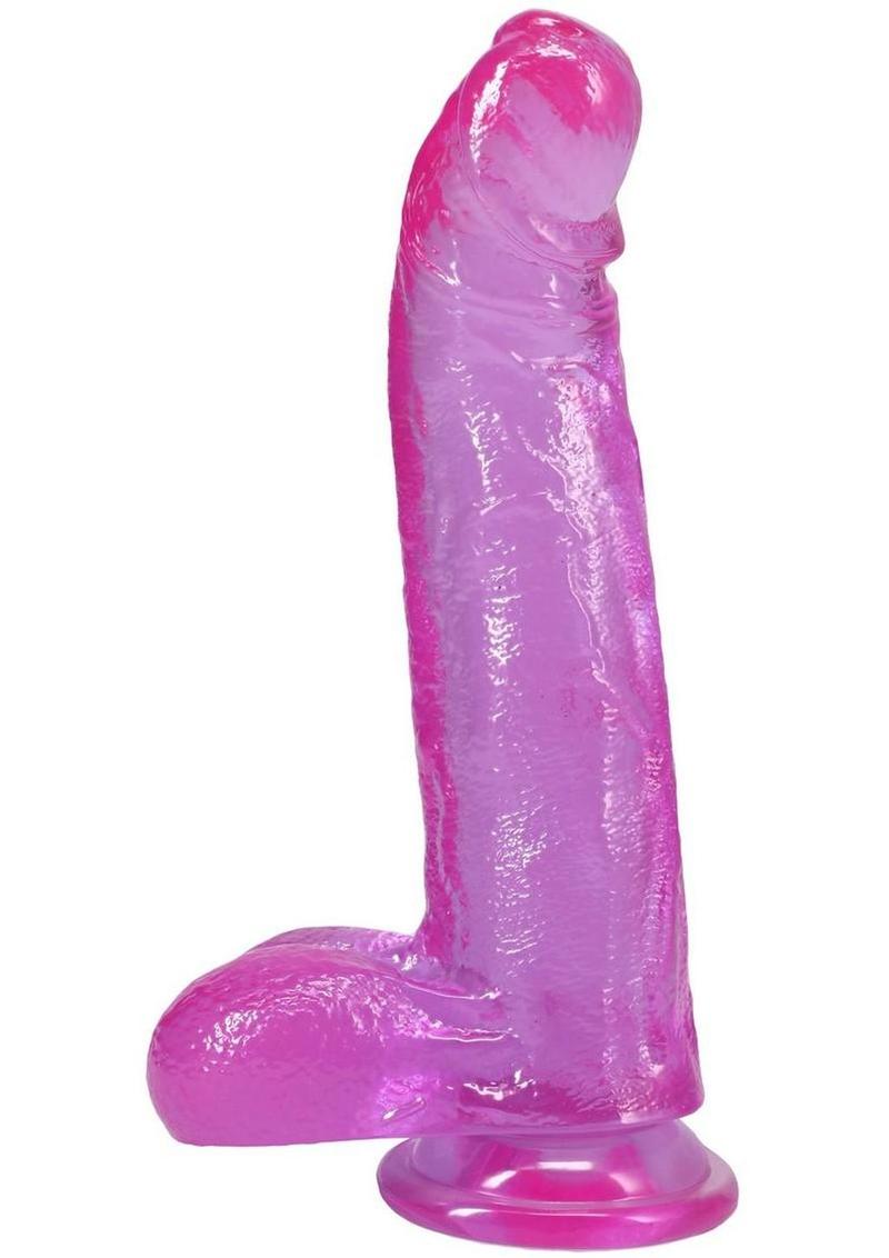 Crystal Jellies Curved Realistic Dildos