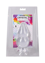 Crystal Jellies Double Pop Plug - Clear - 6in