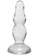 Crystal Jellies Novice Pop Plug - Clear - 4in