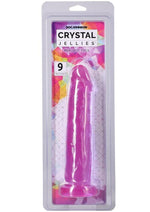 Crystal Jellies Realistic Cock - Purple - 9in