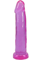 Crystal Jellies Realistic Cock - Purple - 9in