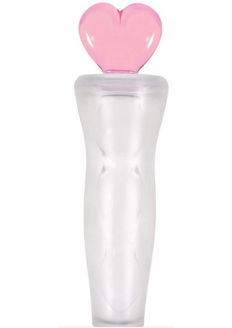 Crystal Premium Glass Heart of Glass - Pink