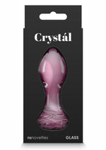Crystal Premium Glass Rose Probe Elegant Anal Plug