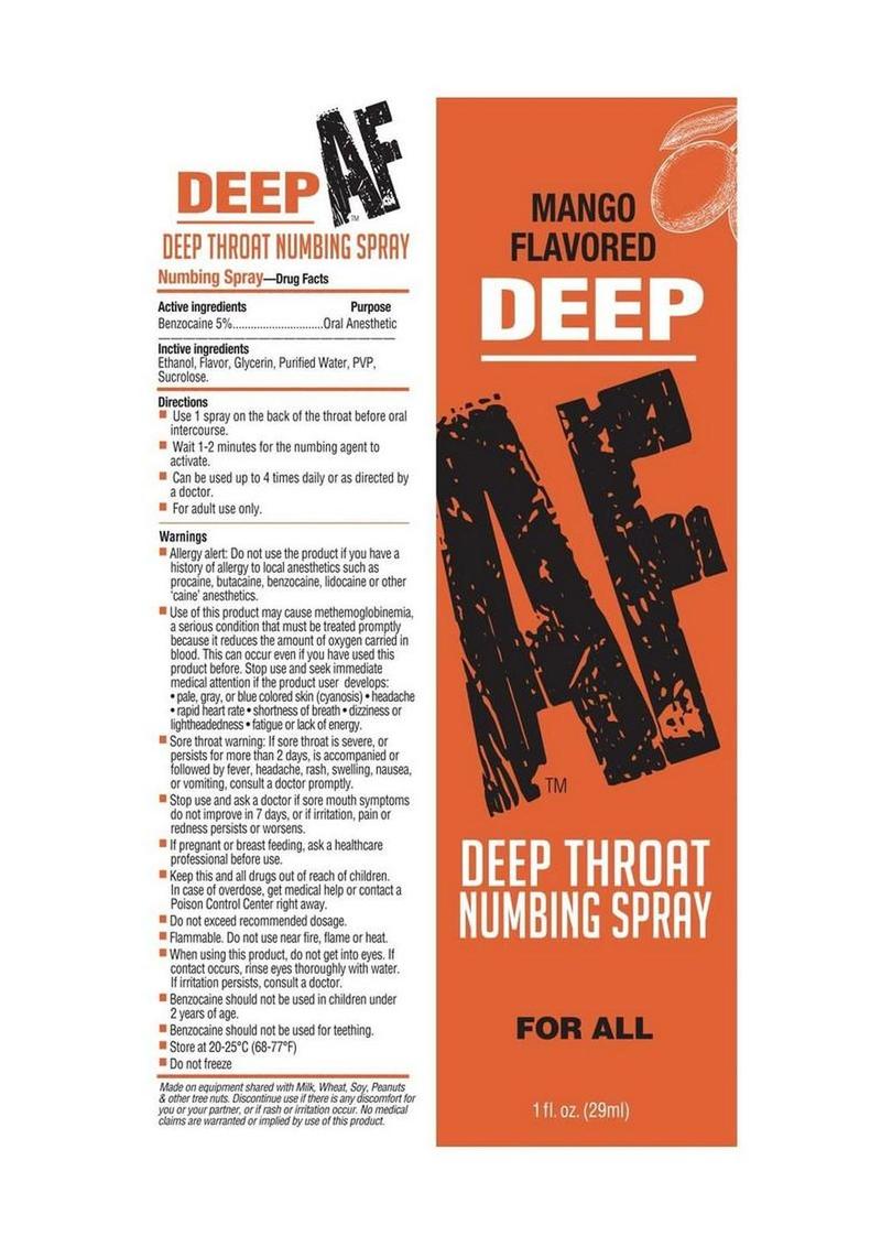 Deep AF Mango Numbing Spray