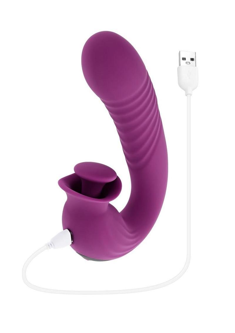 Deep Ecstasy Silicone Rabbit Vibrator