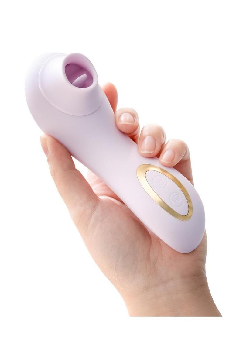 Delice Fleus Air Pulsing Vibe Rechargeable Silicone Clitoral Vibrator