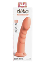 Dillio Platinum Super Eight Silicone Waterproof Dildo by Pipedream