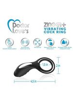 Doctor Loves Zinger Plus Silicone Vibrating Cock Ring
