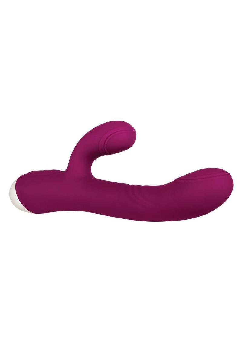 Evolved Double Tap Dual Stimulating Thumping G-Spot And Clitoral Vibrator
