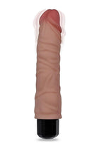 Dr. Skin Silicone Dr. Hunt Rechargeable Vibrating Dildo - Vanilla - 8.75in