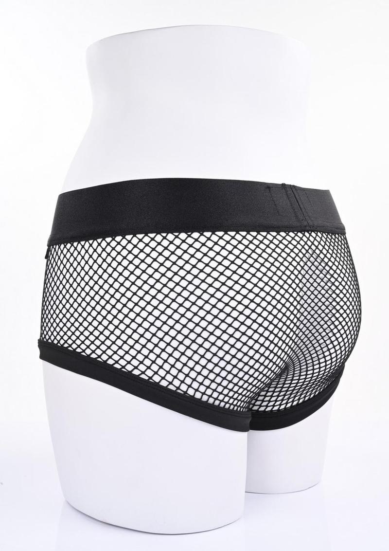 EM.EX. Fit Harness Fishnet Sexy Mesh Strap-On