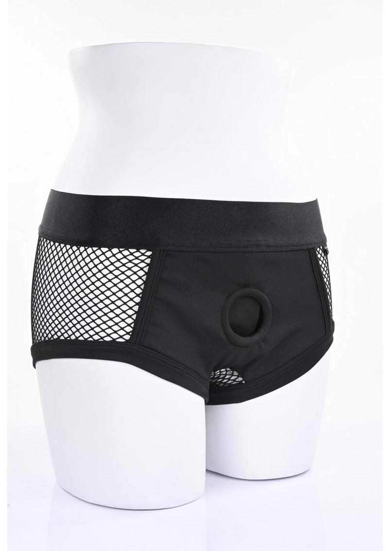 EM.EX. Fit Harness Fishnet Sexy Mesh Strap-On