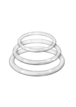 Enhancer Clear Silicone Cock Rings Set