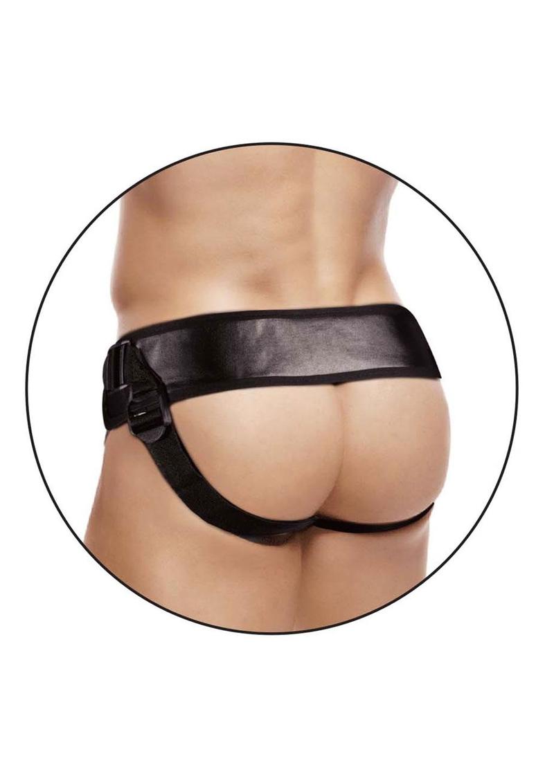Erection Assistant Hollow Strap-On with Adjustable Harness