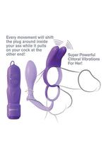 Fantasy C Ringz Ass Gasm Silicone Vibrating Rabbit