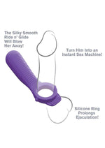 Fantasy C Ringz Ride N Glide Silicone Couples Ring