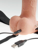 Fetish Fantasy Series Hollow Rechargeable Strap-On With Balls
