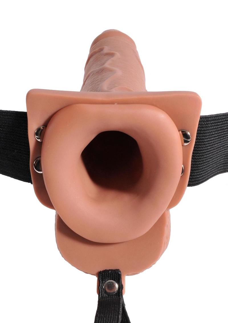 Fetish Fantasy Series Hollow Squirting Strap-On Balls and Harness