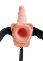 Fetish Fantasy Series Hollow Squirting Strap-On Balls and Harness