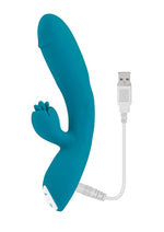 Evolved Fierce Flicker Rechargeable Silicone Rabbit Vibrator