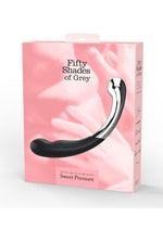 Fifty Shades Of Grey Sweet Pressure Silicone and Metal Dildo - Black/Silver