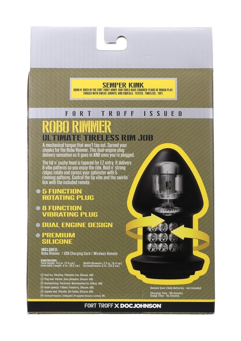 Fort Troff Robo Rimmer Rechargeable Anal Plug