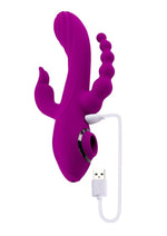 Evolved Fourgasm Rechargeable Multi-Stimulator Rabbit Vibrator