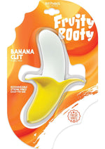 Fruity Booty Banana Clit Rechargeable Silicone Stimulator Vibrator - Yellow