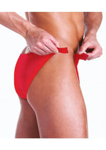 Fundies For Him - Rip It Off Bikini with Red Satin Ribbon