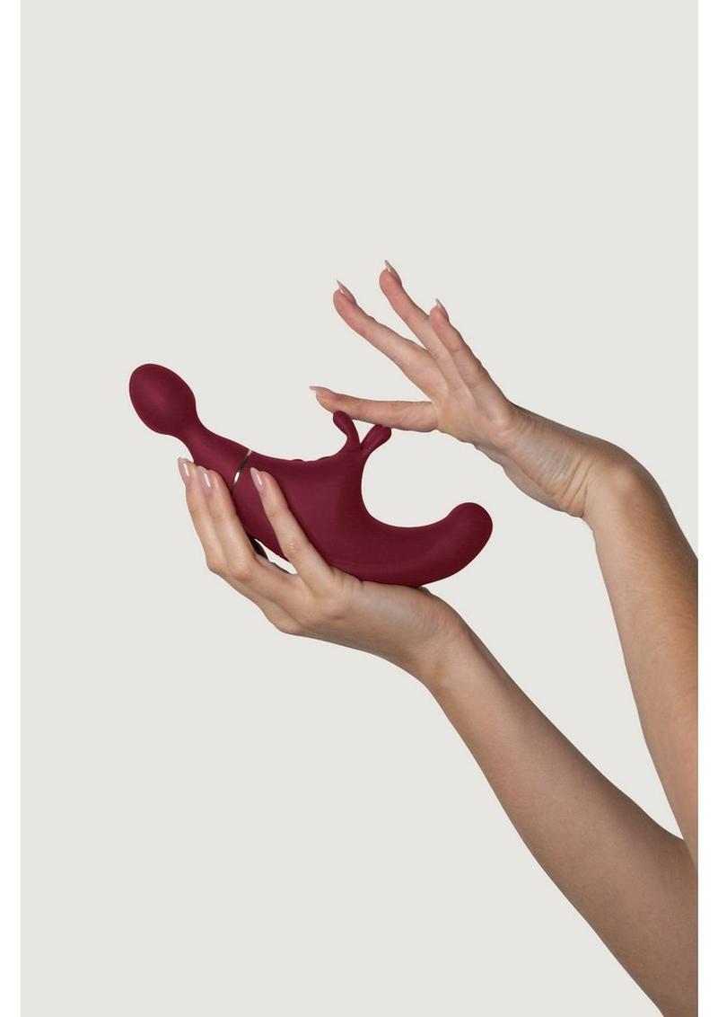 Fusion Rechargeable Silicone Clitoral Vibration and G Spot Stimulator